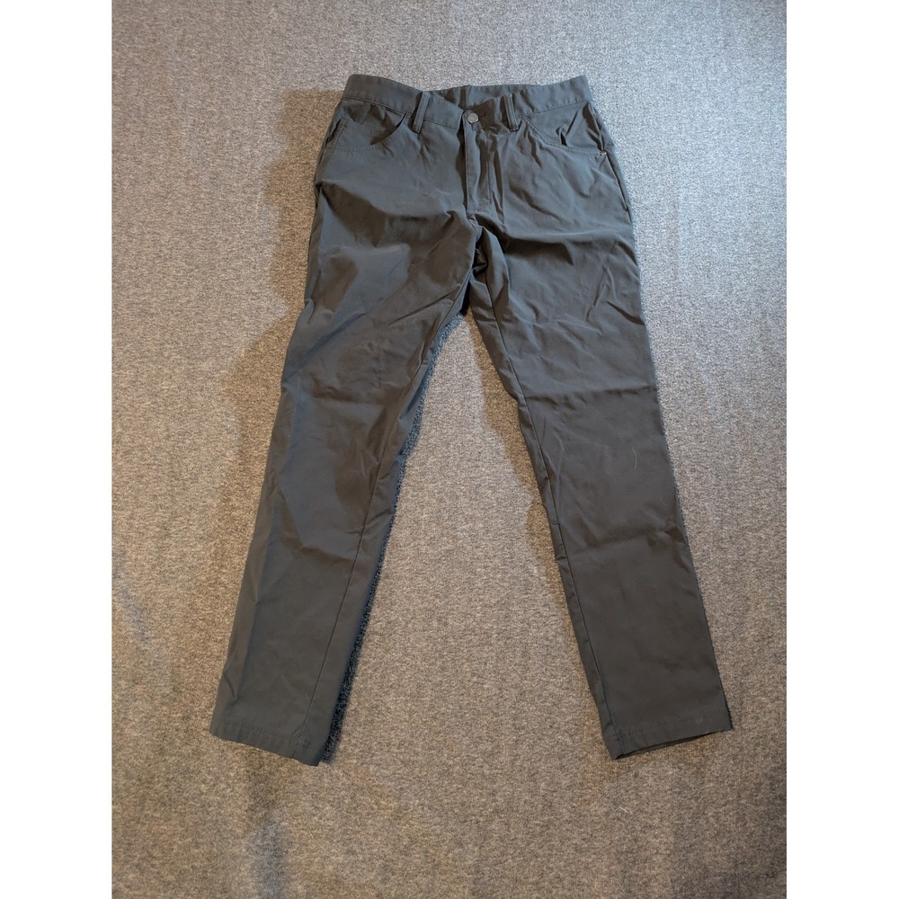 Adidas Adicross Golf Pants Mens 32x32 Gray 3 Stripe Back Pocket